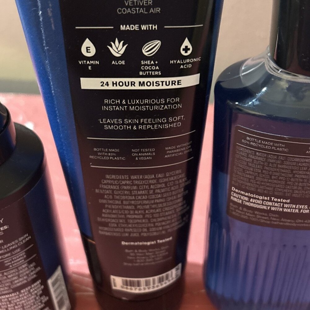 Men's Bath & Body Works OCEAN Lot 3-in-1 Wash/Spray/Deodorant/Cologne Mist/Cream - Picture 6 of 9